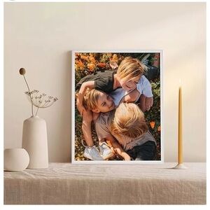 2 Pack 18x18 Picture Frame White, Display Pictures 14x14 with Mat 18x18 Without